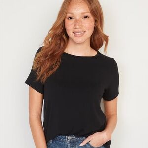 Old Navy Luxe T-shirt Large Black